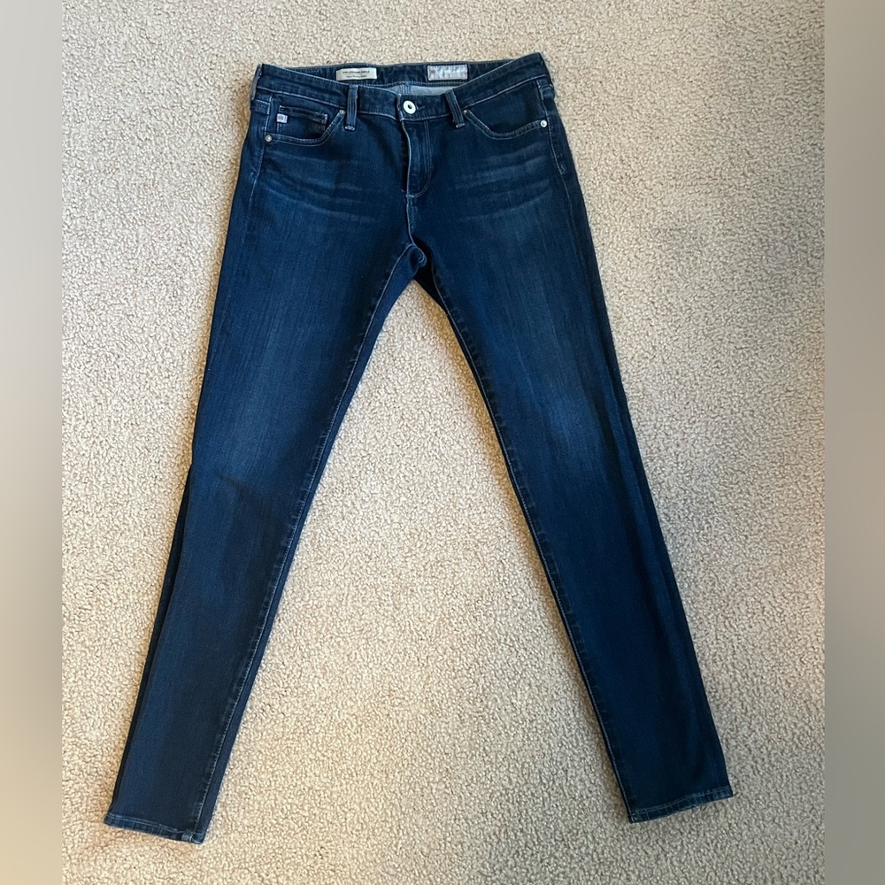 AG Adriano Goldschmied Dark Wash Skinny Jeans